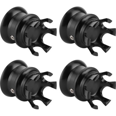 4 bouchons de vis moteur couronne décoratifs noirs compatibles XL883 Big Twin 1340 Evo Twin Cam (1/5)