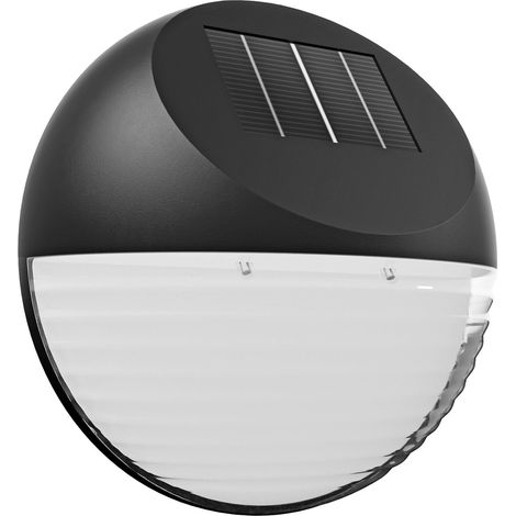 Led solar wall lights 6 pack automatic dusk sensor