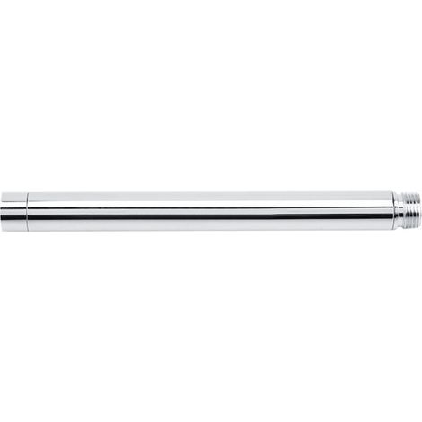 ,Accessoire de salle de bain Tube d'extension de douche rond en acier inoxydable 201 de 8 pouces avec chromage (1/4)