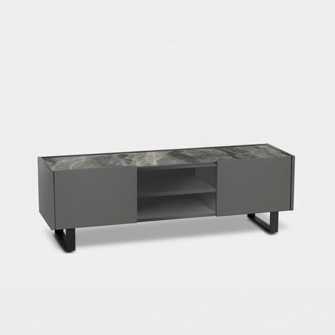 Mueble TV en cerámica y MDF de diseño moderno Thyme
