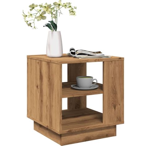 vidaXL Tavolino da Salotto Artigianale 40x40x43 cm Legno Multistrato (1/6)