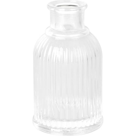 Vase en Verre Transparent 1pc, Décoratif Rétro pour Fleurs (1/5)