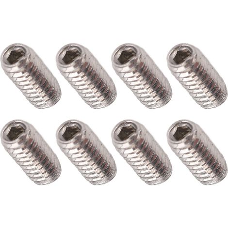 Kit d'assortiment de 50 vis sans tête en acier inoxydable A2-70, vis de fixation M2x4 (1/5)