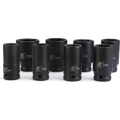 SET BUSSOLE 3/4 LUNGHE - 22/41mm - 8pz - impatto utensili aria - (1/3)