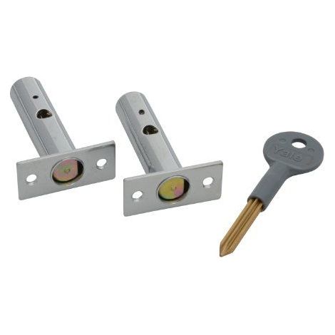 Yale Locks P2PM444CH Targette Chrome poli Visi Lot de 2 (Import Grande Bretagne)