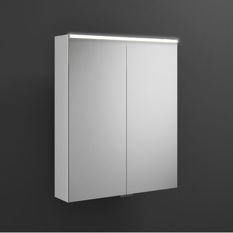 burgbad Eqio armario con espejos con luz LED superior, 2 puertas, (1/5)