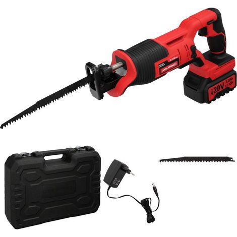 Scie sabre wolfpack linea profesional 4 ah noir