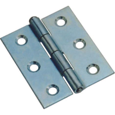 Cerniere mezze larghe pesanti perno sfilabile art.840 - 21/4 mm.57x43x1,4