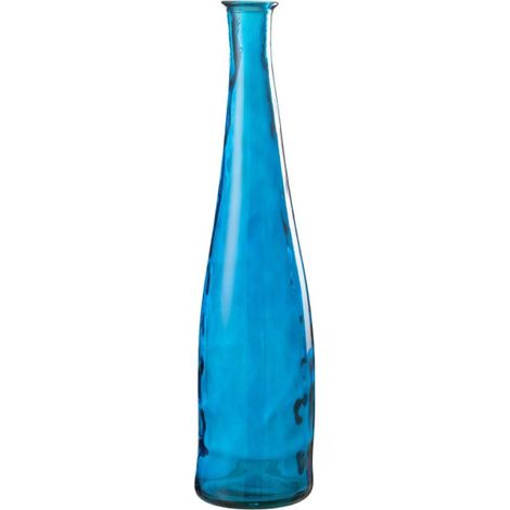 Vase en Verre "Noah" 80cm Bleu (1/4)