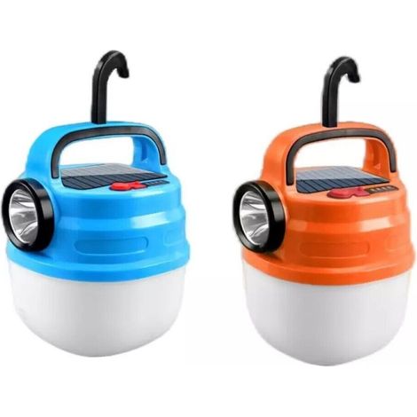 TrAdE Shop Traesio - Lampada Di Emergenza Pannello Solare Torcia Ricaricabile Lanterna 80w Hb-v80 - (1/5)