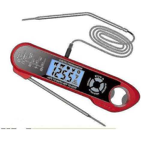thermomtre Barbecue Pliable Et Tanche Double Sonde (1/5)