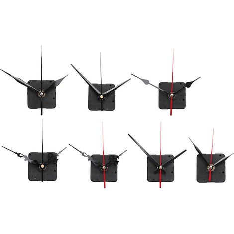 7 mécanismes d'horloge à quartz, mécanismes d'horloge silencieux à axe court avec aiguilles, horloge murale M (1/5)