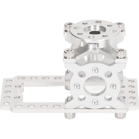 Support de servo en alliage d'aluminium, châssis de renfort pour direction, axe de moyeu 25 dents, amélioration de la conduite, kit de fixation robuste pour servo. (1/5)