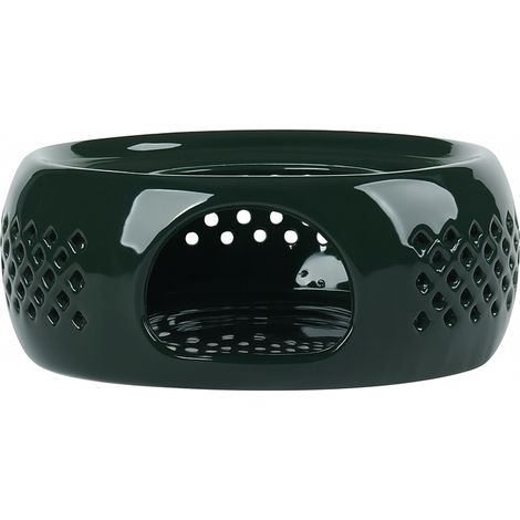CALENTADOR DE CER脕MICA PARA VELA DE T脡, HERVIDOR DE AGUA Y JARRA, VERDE