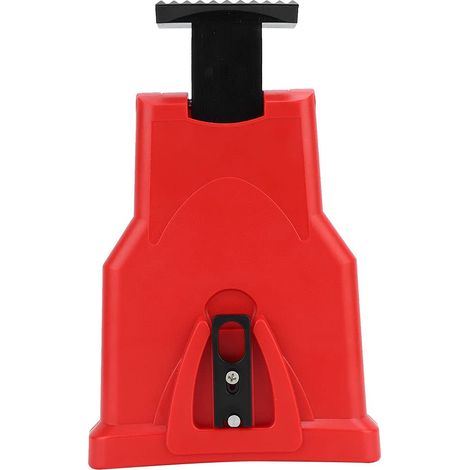 Afilador de motosierra para carpintería, resistente a la corrosión, herramienta de afilado de motosierra de alta precisión, práctica para exteriores (rojo) (1/5)