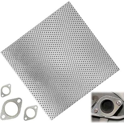 Sheet Plate Exhaust Gasket Manifold Thickness 20 x 20 cm 1.6 mm, Paper Gasket for Cutting Paper, Paper Gasket Metal Exhaust Gasket, Paper Joint Flanges (1/5)