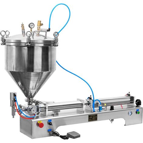Riempitrice Inox Elettrica 100 - 1000 ml Dosatore Professionale Vasetti Pressurizzato (1/4)