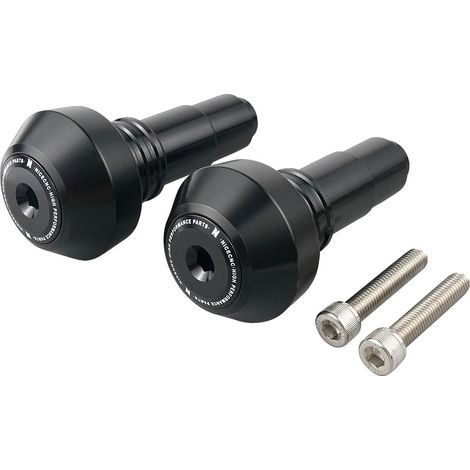 Protectores de chasis, aluminio ligero, protección duradera, color negro. (1/2)