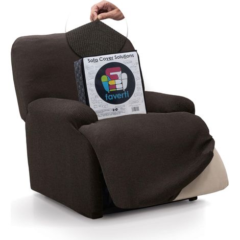 Housse élastique pour Fauteuil Relax Pieds Ensemble inclinable de 70 à 90 cm Modèle réel Housse de Fauteuil Rabattable Universelle Protecteur Tissu Jacquard Toucher Coton (1/5)