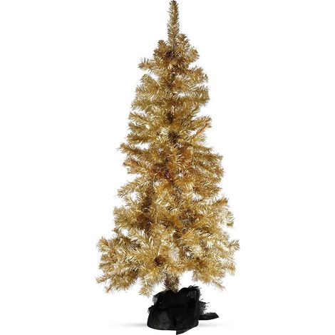 Albero di Natale artificiale dorato, 120 cm (1/5)