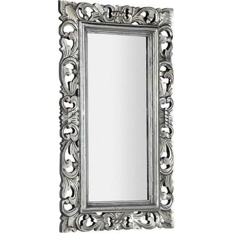 Sapho Espejos - Espejo con marco, 40x70 cm, plata IN109 (1/5)