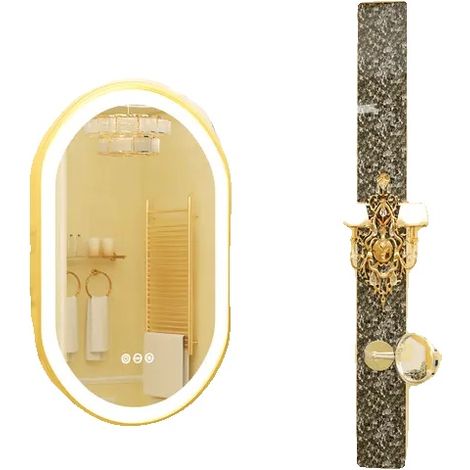 Miroir de salle de bain, éclairage LED, technologie antibuée, 32x20 pouces (1/2)
