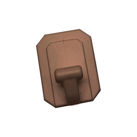 BL GANCIO ADESIVO GIGANTE PLAST MARRONE 2 PZ- DIESSE- 5,0 blister