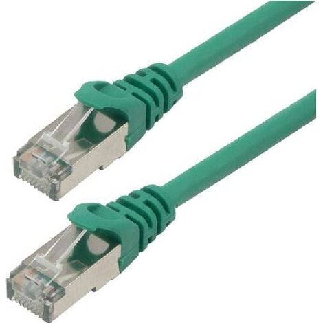 Cordon de brassage RJ45 CAT 6 F/UTP - 2m Vert (1/3)