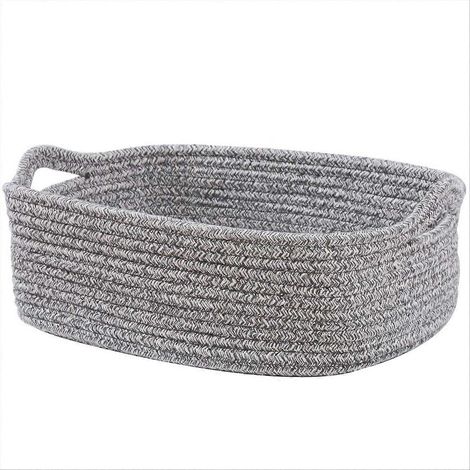 Panier de Rangement Rectangulaire, Corbeille de Rangement pour Salle de Bains, Boîte Organisatrice, Lot de 1, Modèle A, Durable et Pratique (1/5)