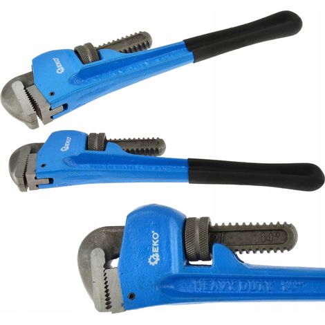STILLSON 14" GEKO G01681 CrV Rohrzange, gehärtet, verstellbar