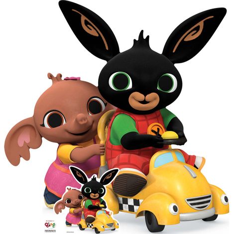 Figurine en carton - Bing Le Lapin et son amie - 96CM (1/5)