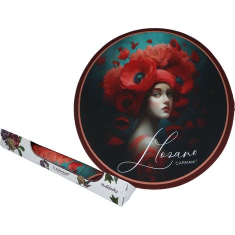 Carmani, runder Tischset aus Kunststoff – lozano/Flowers on the head