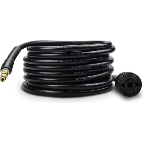 Tuyau Extension Haute Pression 15m Raccord Rapide Compatible Kärcher K2 K3 K4 K5 K6 K7 (1/4)