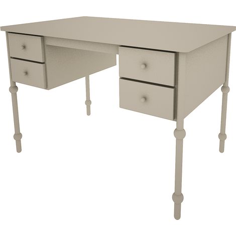 Scrivania a 4 cassetti Wood Luck Babushka Olive