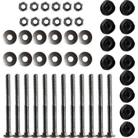 12 coussins et vis de fixation pour trampoline - Pièces de rechange pour trampoline. système antichute (1/5)
