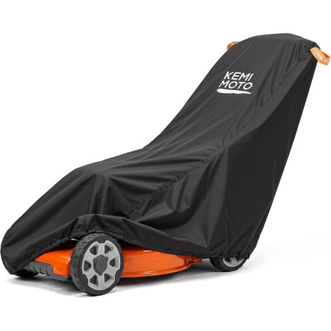 Oxford 600D Universal Lawnmower Cover Waterproof Windproof UV Resistant with Reflective Straps and Hanging Eye (1/5)