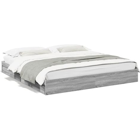 Maison Exclusive - Giroletto Cassetti Grigio Sonoma 180x200 cm Legno Multistrato (1/5)