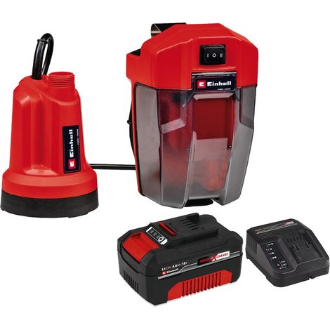 Einhell 18v Cordless Clear Water Pump Power X-Change + 4AH Battery & Charger (1/5)
