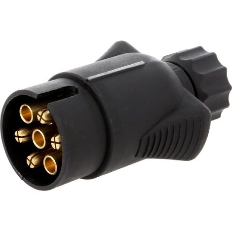 Prise remorque male 7PIN 12VDC pour cable 7mm