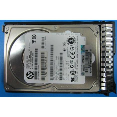 Disco rigido HP Enterprise SAS da 450 GB, 6G, 10.000 giri/min, formato 2,5 pollici, SC, codice 653956-001
