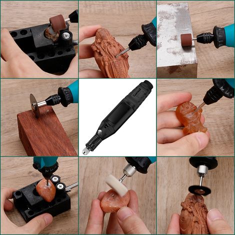 Mini meuleuse électrique portative pour le polissage et la sculpture du jade, meuleuse multifonctionnelle pour la maison, mini perceuse électrique, offre spéciale, promotion à perte. (1/5)