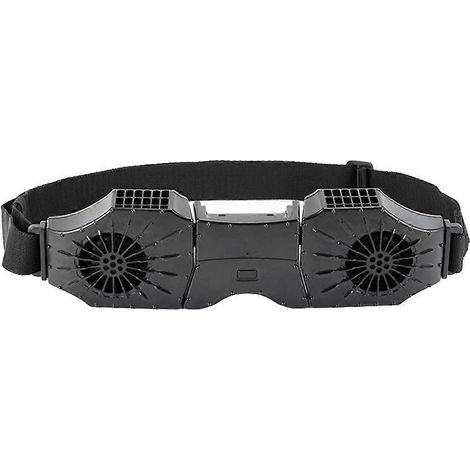 Ventilateur portable à clip ceinture avec ceinture ajustable, 8000 mAh, idéal pour le travail, le camping, les voyages et la pêche. (1/4)