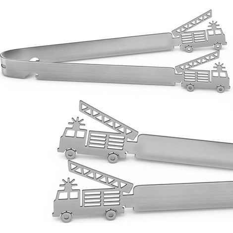 Pince À Grillades Inox Pour Saucisses Et Viande, Accessoire BBQ Idée Cadeau Homme (1/5)