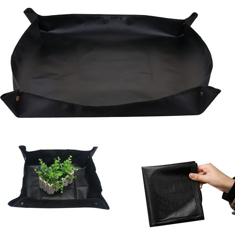 Sollbry Tapis de Rempotage de Plantes, Tapis de Plantation de Jardinage, Tapis de Plante Jardinage, Tapis de Jardinage, Coussin de Pot de Jardinage Pliable, pour L'entretien des Plantes D'intérieur (1/5)