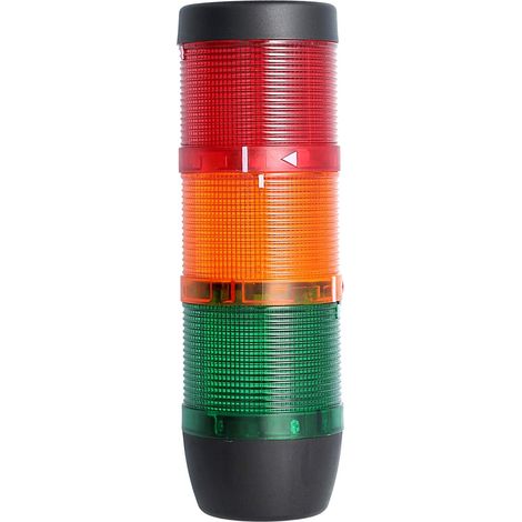 STEX24 Signalsäule grün-gelb-rot, 70mm, 24V AC/DC, LED-Dauerlicht SS70-OB3/24 109 MaßeLänge216,0mm, Durchmesser 70,0mm - 1 Stück (1/2)