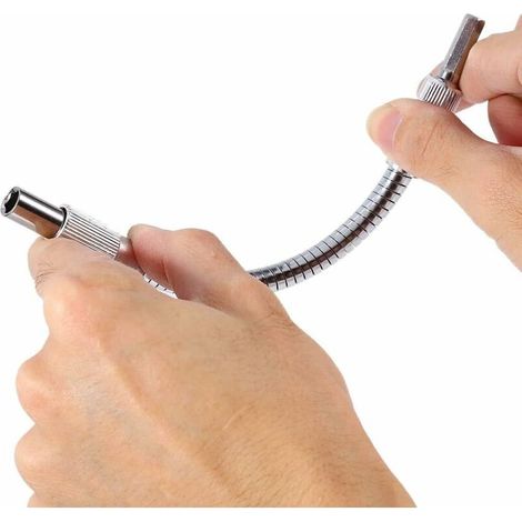 Rallonge Flexible Tournevis Foret Tige Support Connection pour Perceuse Électronique 20cm (1/5)