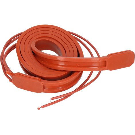 Silikon-Heizstreifen, wasserdicht, 15 x 1000 mm, 75 W, 220 V Wechselstrom (1/5)