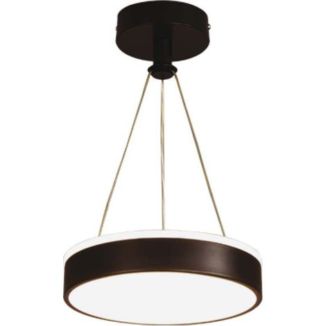 V-TAC Lampadario LED a Sospensione Circolare 12W in Metallo 240x500mm Bianco Naturale (1/5)