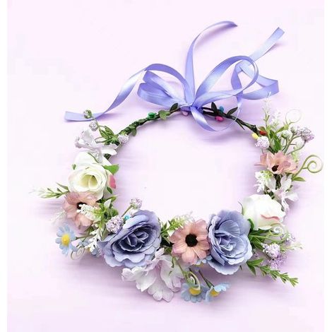 Coronas de boda，21 cm，ideales para bodas，fiestas y cumpleaños. Decora a tu querida mascota con estos hermosos adornos de raíz de loto rosa (1/5)