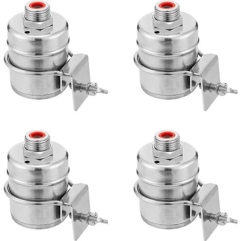 vannes à flotteur entièrement automatiques, vanne de remplissage 1/2 pouce, mini vanne à flotteur de contrôle de niveau d'eau compatible avec les réservoirs d'eau (côté étroit) LFWHBYV (1/4)